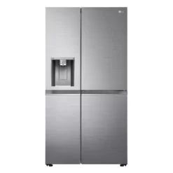 LG GSJV90PZAE_SI American Style Freestanding Frost Free Fridge Freezer - Silver Effect