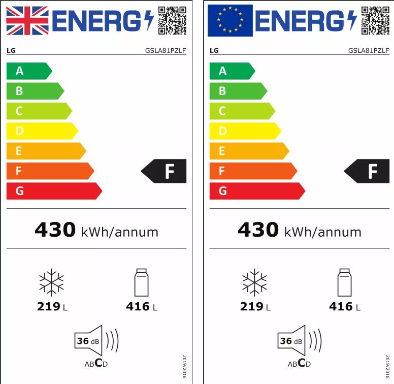 LG GSLA81PZLF American Style Freestanding Frost Free Fridge Freezer - Stainless Steel Effect 4 LG GSLA81PZLF American Style Freestanding Frost Free Fridge Freezer - Stainless Steel Effect - Image 2