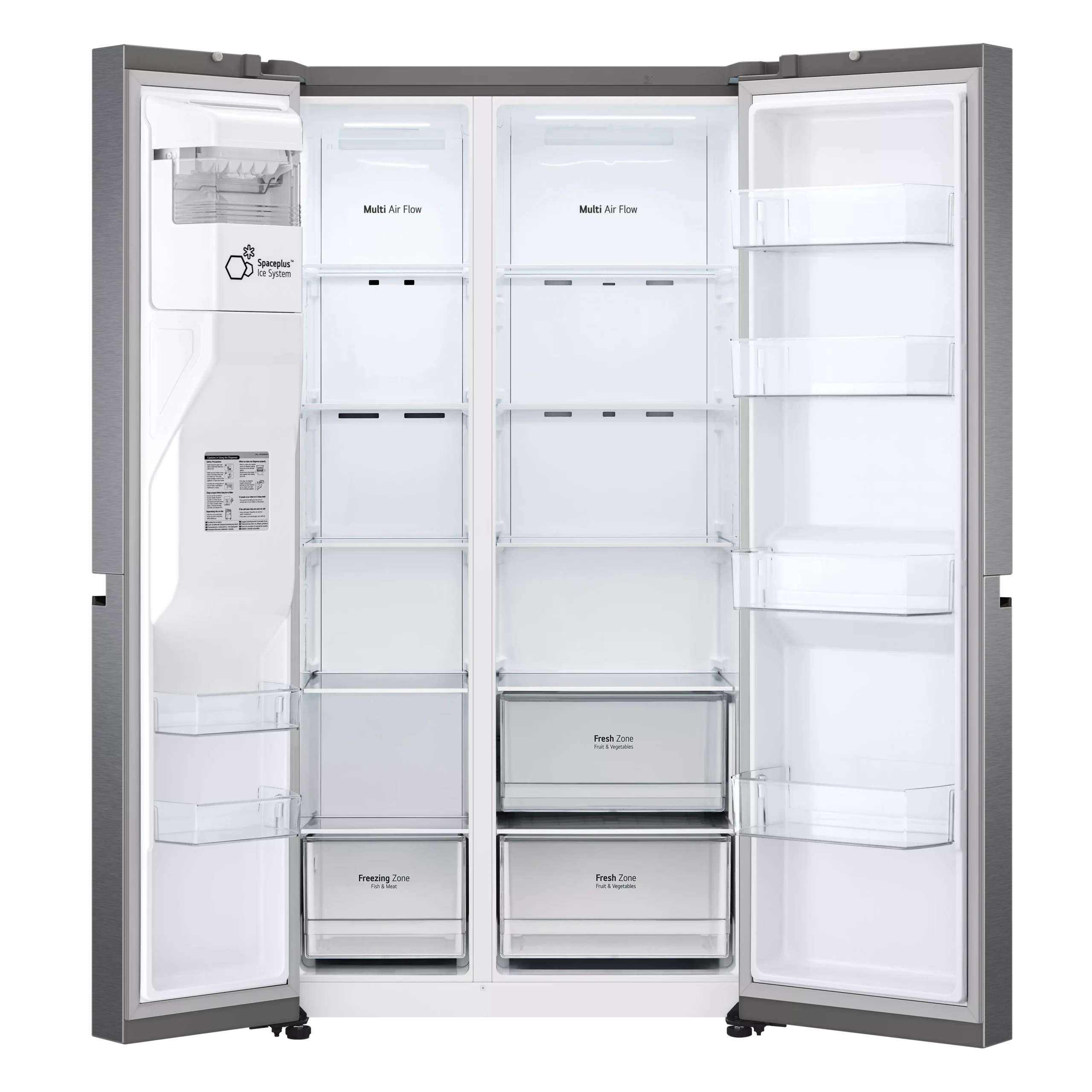 LG GSLV50DSXM_GH American Style Freestanding Frost Free Fridge Freezer - Graphite 10 LG GSLV50DSXM_GH American Style Freestanding Frost Free Fridge Freezer - Graphite - Image 8