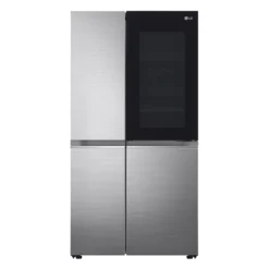 LG GSQV90PZAE_SI American Style Freestanding Frost Free Fridge Freezer - Silver Effect