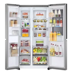 LG GSQV90PZAE_SI American Style Freestanding Frost Free Fridge Freezer - Silver Effect 22 LG GSQV90PZAE_SI American Style Freestanding Frost Free Fridge Freezer - Silver Effect -Prime Kitchen lg gsqv90pzae si american style freestanding frost free fridge freezer silver effect8806091808691 05c bq 1