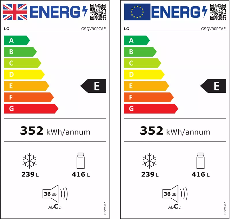 LG GSQV90PZAE_SI American Style Freestanding Frost Free Fridge Freezer - Silver Effect 4 LG GSQV90PZAE_SI American Style Freestanding Frost Free Fridge Freezer - Silver Effect - Image 2