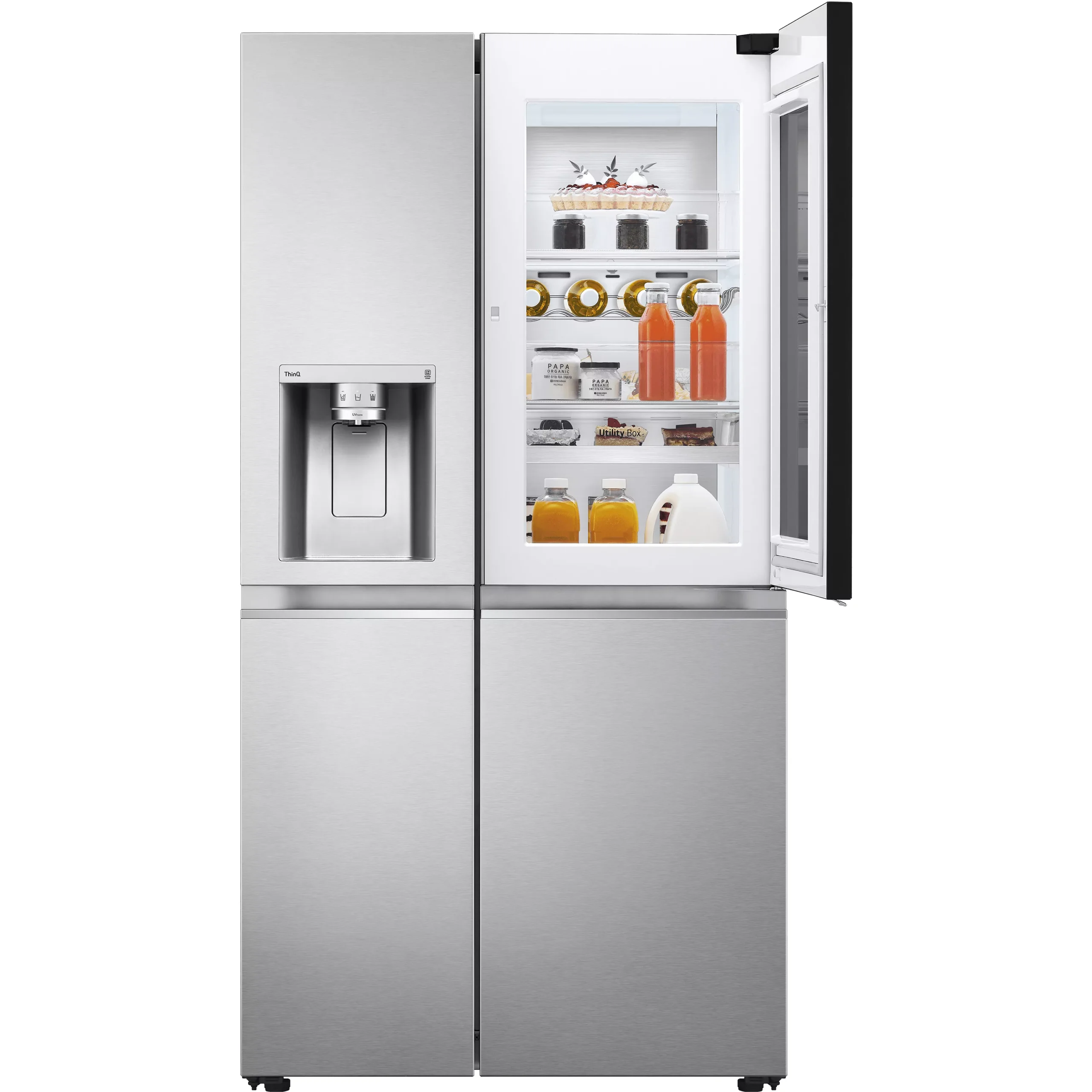 LG GSXV90BSAE American Style Freestanding Frost Free Fridge Freezer - Stainless Steel Effect 9 LG GSXV90BSAE American Style Freestanding Frost Free Fridge Freezer - Stainless Steel Effect - Image 7