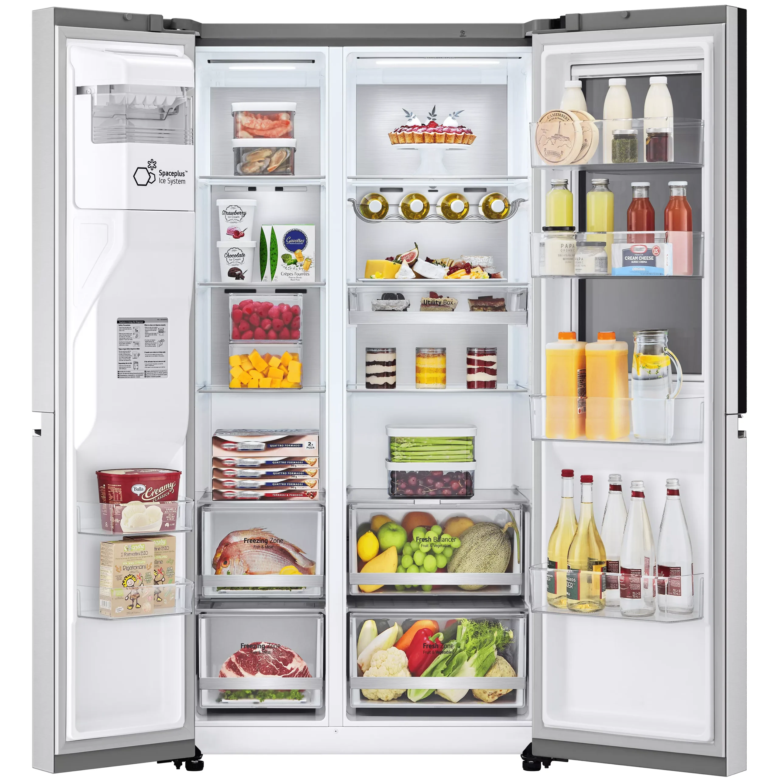 LG GSXV90BSAE American Style Freestanding Frost Free Fridge Freezer - Stainless Steel Effect 10 LG GSXV90BSAE American Style Freestanding Frost Free Fridge Freezer - Stainless Steel Effect - Image 8