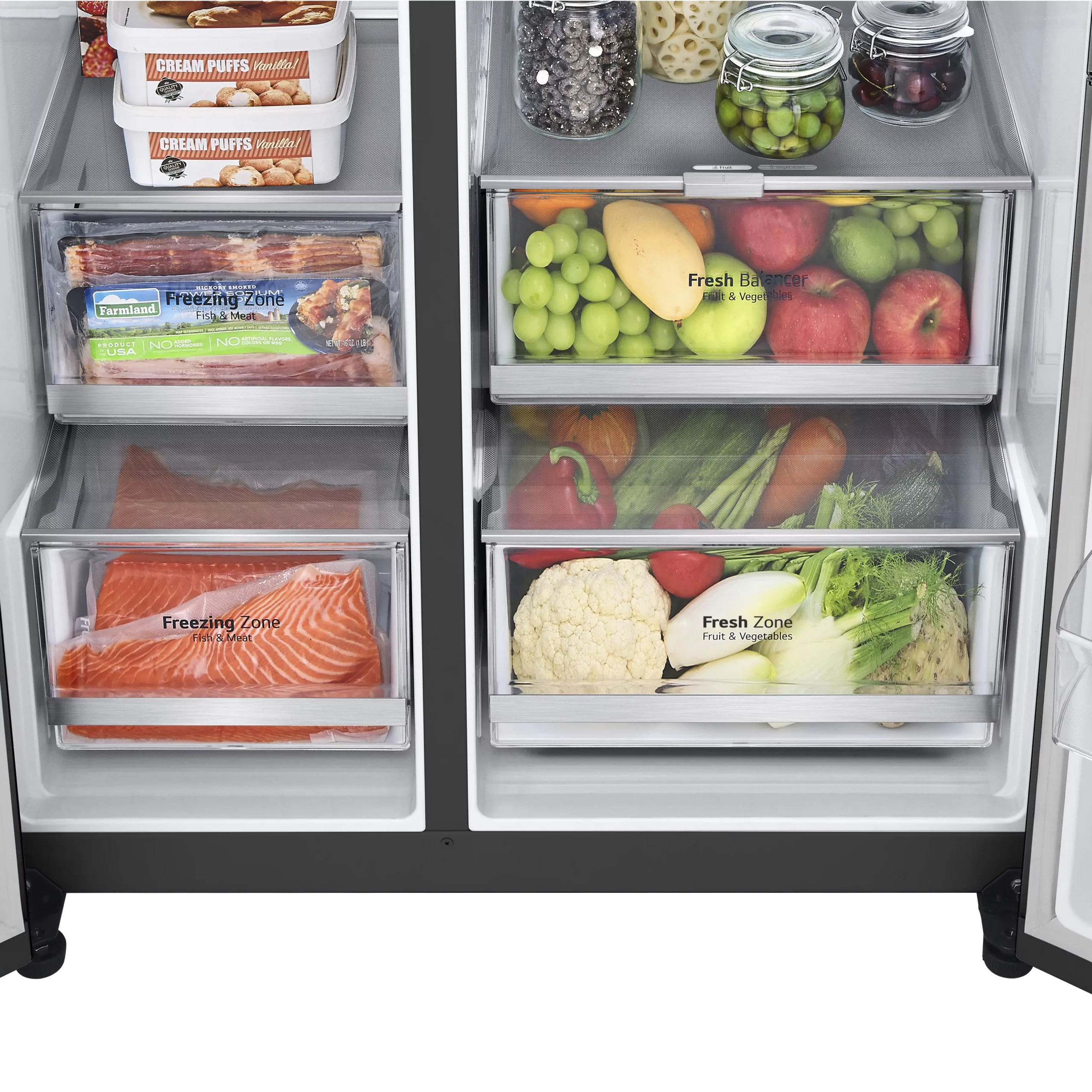 LG GSXV90MCDE_BK American Style Freestanding Frost Free Fridge Freezer - Black 15 LG GSXV90MCDE_BK American Style Freestanding Frost Free Fridge Freezer - Black - Image 13