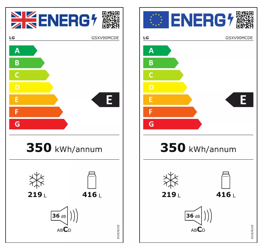LG GSXV90MCDE_BK American Style Freestanding Frost Free Fridge Freezer - Black 4 LG GSXV90MCDE_BK American Style Freestanding Frost Free Fridge Freezer - Black - Image 2