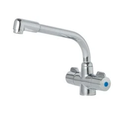 Lofoi Chrome Effect Kitchen Monobloc Tap