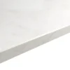 MyWorktop 20mm Aurora Satin White Marble Effect Kitchen Worktop, (L)2200mm -Prime Kitchen myworktop 20mm aurora satin white marble effect kitchen worktop l 2200mm8801000500000 01c bq