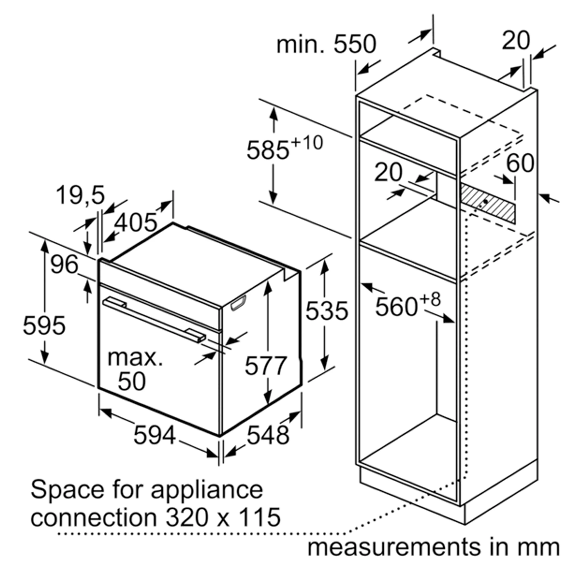 Neff B3CCC0AN0B Built-in Single Multifunction Oven - Stainless Steel 6 Neff B3CCC0AN0B Built-in Single Multifunction Oven - Stainless Steel - Image 4