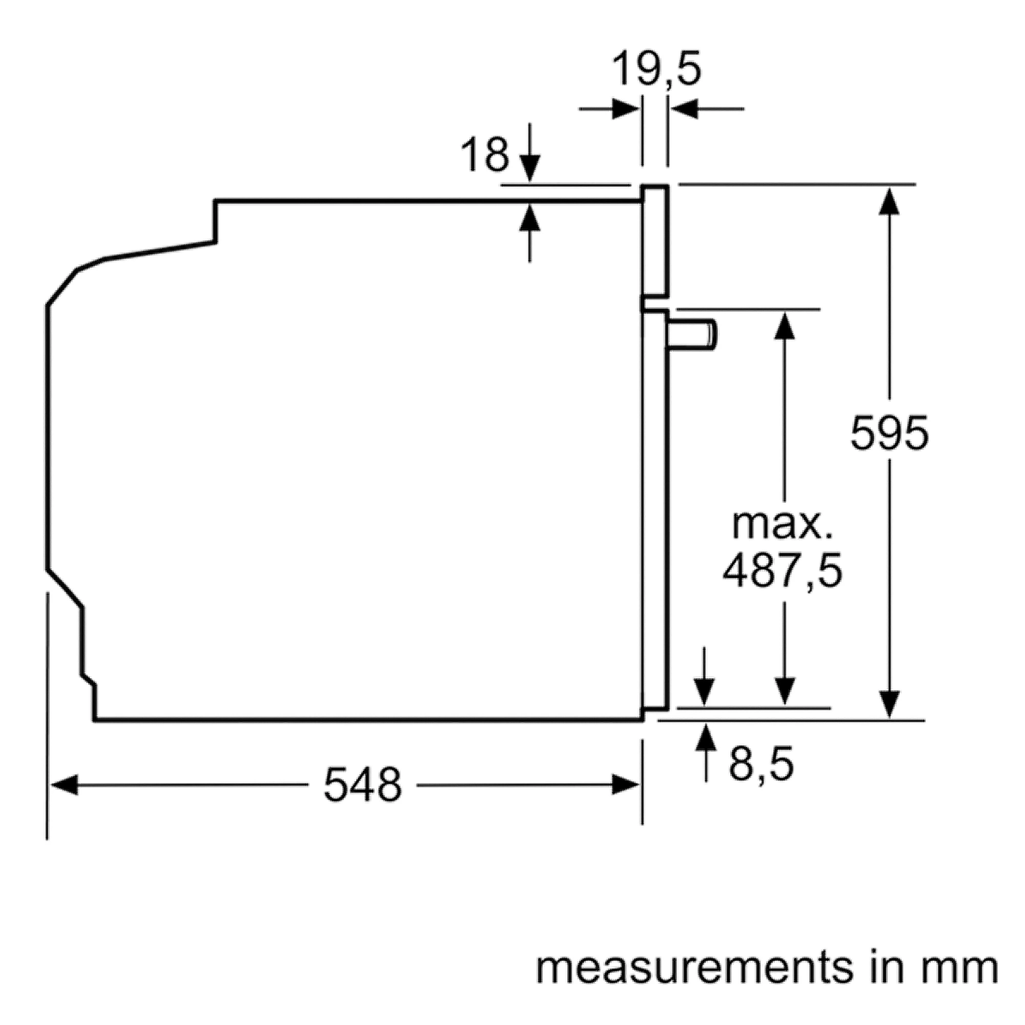 Neff B3CCC0AN0B Built-in Single Multifunction Oven - Stainless Steel 8 Neff B3CCC0AN0B Built-in Single Multifunction Oven - Stainless Steel - Image 6
