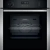 Neff B6ACH7HH0B Built-in Single Electric Multifunction Oven - Black Stainless Steel Effect 2 Neff B6ACH7HH0B Built-in Single Electric Multifunction Oven - Black Stainless Steel Effect -Prime Kitchen neff b6ach7hh0b built in single electric multifunction oven black stainless steel effect4242004245834 01c bq