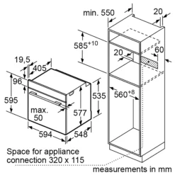 Neff B6ACH7HH0B Built-in Single Electric Multifunction Oven - Black Stainless Steel Effect -Prime Kitchen neff b6ach7hh0b built in single electric multifunction oven black stainless steel effect4242004245834 03t bq