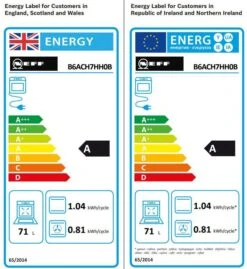 Neff B6ACH7HH0B Built-in Single Electric Multifunction Oven - Black Stainless Steel Effect -Prime Kitchen neff b6ach7hh0b built in single electric multifunction oven black stainless steel effect4242004245834 EUP EN