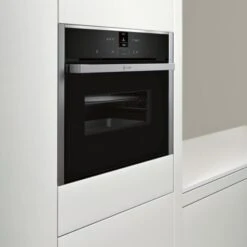 Neff C17MR02N0B Built-in Compact Oven With Microwave - Stainless Steel -Prime Kitchen neff c17mr02n0b built in compact oven with microwave stainless steel4242004182177 01i