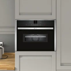 Neff C17MR02N0B Built-in Compact Oven With Microwave - Stainless Steel -Prime Kitchen neff c17mr02n0b built in compact oven with microwave stainless steel4242004182177 01i bq