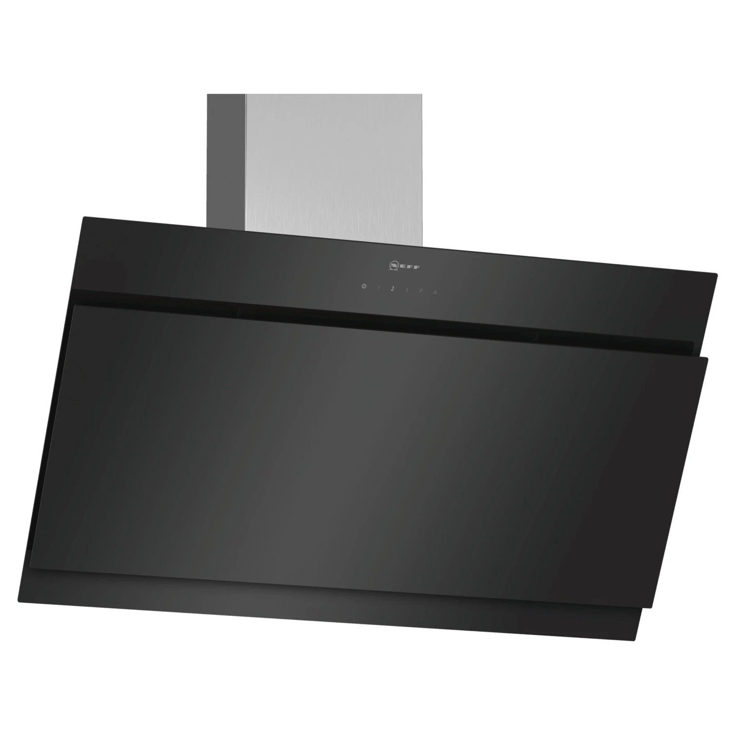 Neff D95IHM1S0B Black Glass & Stainless Steel Chimney Cooker Hood, (W)89cm 3 Neff D95IHM1S0B Black Glass & Stainless Steel Chimney Cooker Hood, (W)89cm