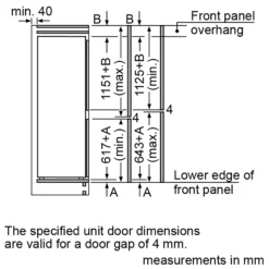 Neff K16873FE0G 70:30 Integrated Fridge Freezer -Prime Kitchen neff k16873fe0g 70 30 integrated fridge freezer4242004243960 01t bq