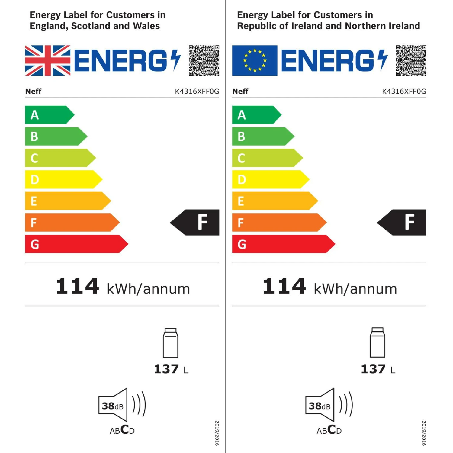 Neff K4316XFF0G Integrated Fridge 7 Neff K4316XFF0G Integrated Fridge - Image 5
