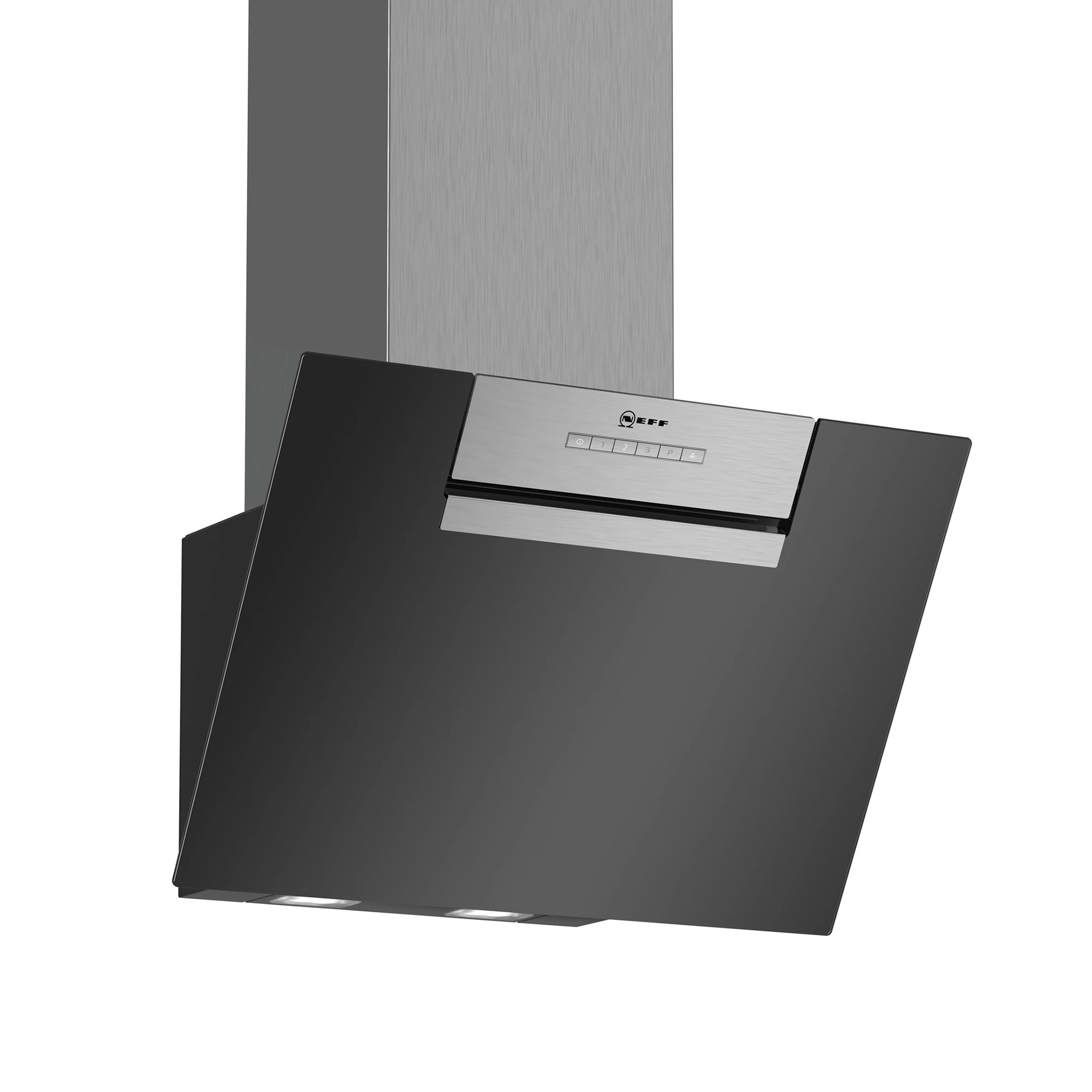 Neff N30 D65IEE1S0B Black Stainless Steel Angled Cooker Hood, (W)60cm 3 Neff N30 D65IEE1S0B Black Stainless Steel Angled Cooker Hood, (W)60cm