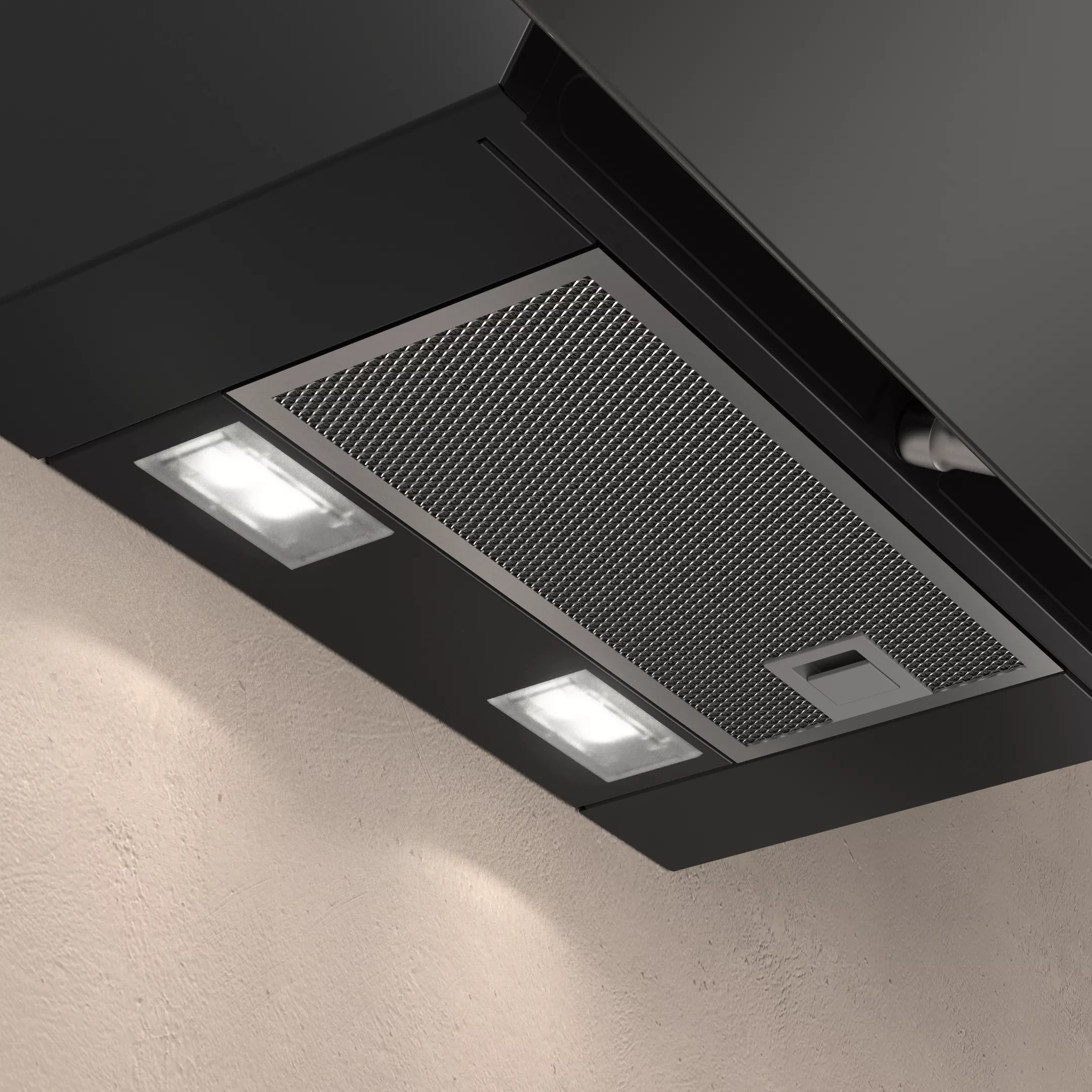 Neff N30 D85IEE1S0B Black Stainless Steel Angled Cooker Hood, (W)80cm 4 Neff N30 D85IEE1S0B Black Stainless Steel Angled Cooker Hood, (W)80cm - Image 2