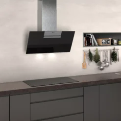 Neff N30 D85IEE1S0B Black Stainless Steel Angled Cooker Hood, (W)80cm 12 Neff N30 D85IEE1S0B Black Stainless Steel Angled Cooker Hood, (W)80cm -Prime Kitchen neff n30 d85iee1s0b black stainless steel angled cooker hood w 80cm4242004247173 02i bq