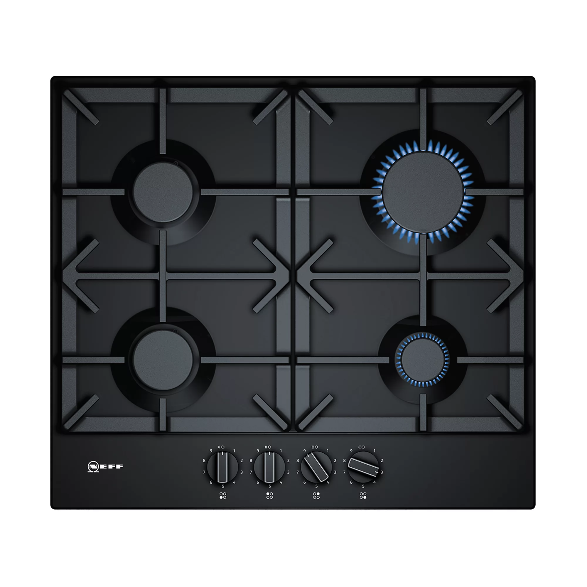 Neff N70 T26DS49S0 (W)58.2cm Gas Hob - Black 3 Neff N70 T26DS49S0 (W)58.2cm Gas Hob - Black