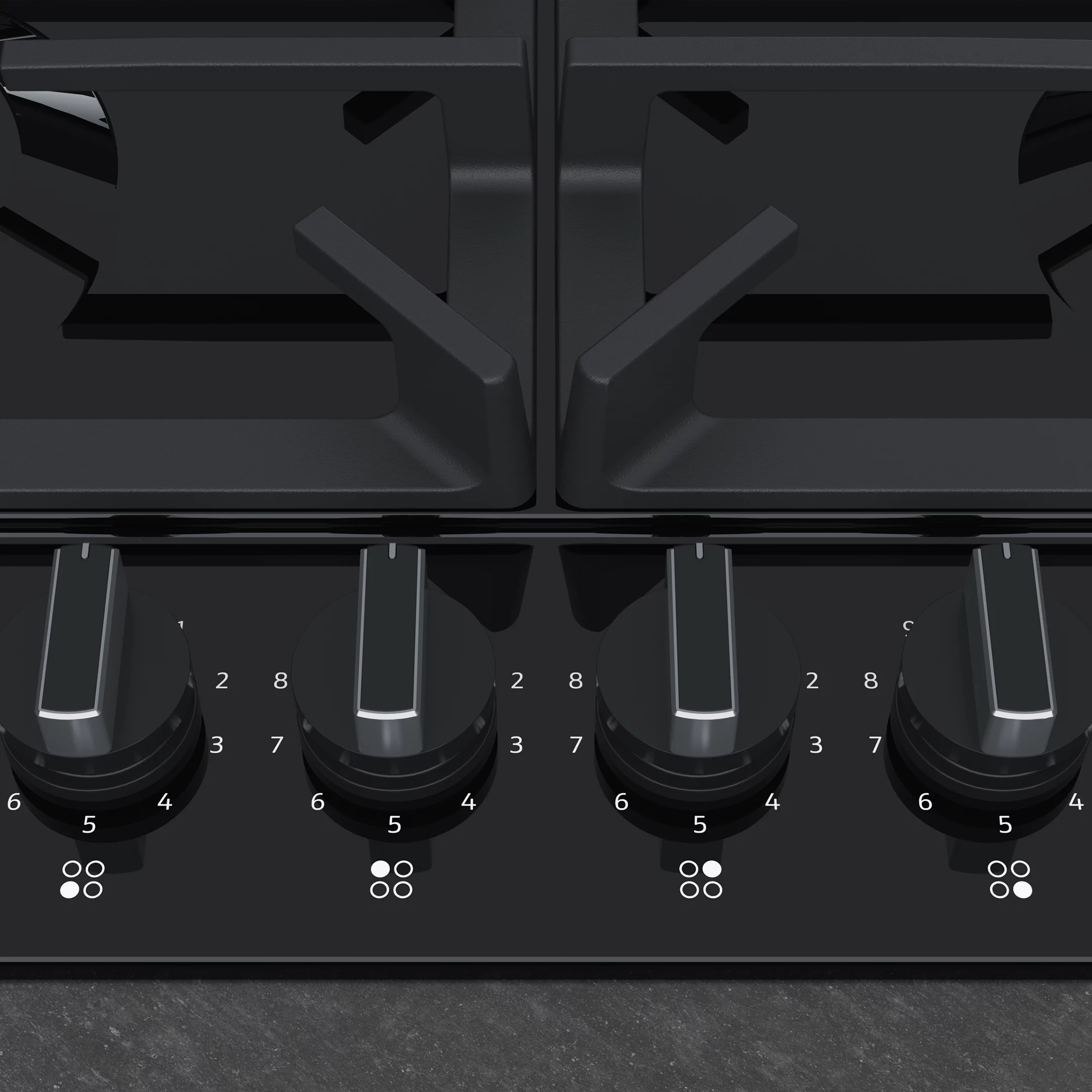 Neff N70 T26DS49S0 (W)58.2cm Gas Hob - Black 4 Neff N70 T26DS49S0 (W)58.2cm Gas Hob - Black - Image 2