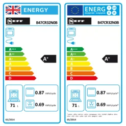 Prime Kitchen -Prime Kitchen neff slide hide b47cr32n0b built in single multifunction oven stainless steel stainless steel effect4242004181521 EUP EN