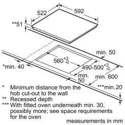 Neff T36FB41X0G (W)59.2cm Induction Hob - Black -Prime Kitchen neff t36fb41x0g w 59 2cm induction hob black4242004195474 04t