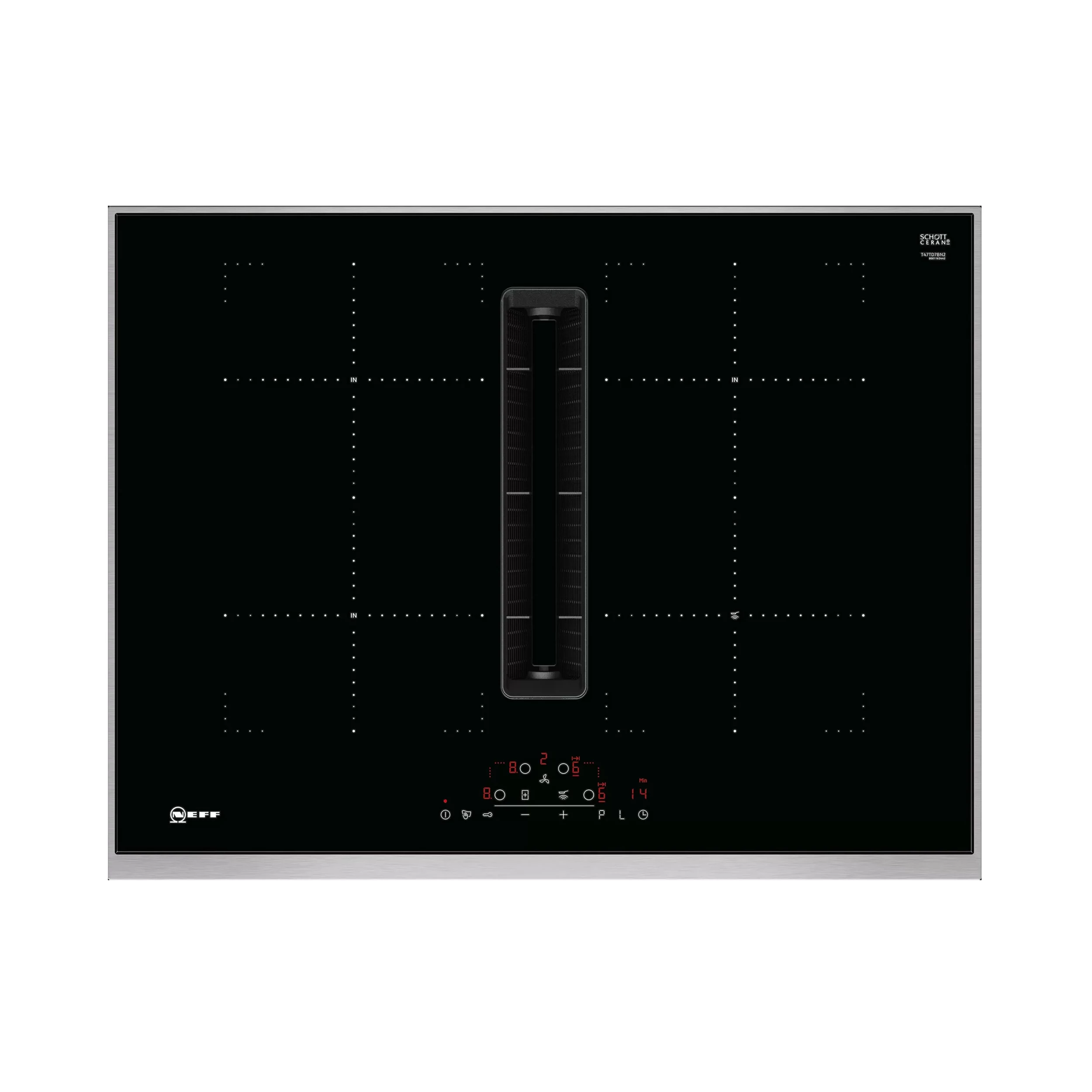 Neff T47TD7BN2 70.8cm Induction Hob - Black 3 Neff T47TD7BN2 70.8cm Induction Hob - Black