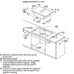 Neff T58TL6EN2 (W)82.6cm Induction Hob - Black 17 Neff T58TL6EN2 (W)82.6cm Induction Hob - Black -Prime Kitchen neff t58tl6en2 w 82 6cm induction hob black4242004246923 04t bq