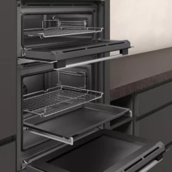 Neff U1ACE2HN0B Built-in Double Oven - Black -Prime Kitchen neff u1ace2hn0b built in double oven black4242004222026 02i bq
