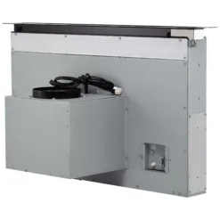 PANDORA-BLK Tempered Glass Downdraft Slide Lift Cooker Hood (W)79.8cm - Black -Prime Kitchen pandora blk tempered glass downdraft slide lift cooker hood w 79 8cm black8020283041868 06c bq