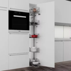 Pull-out Storage For 300mm Larder (W)450mm -Prime Kitchen pull out storage for 300mm larder w 450mm5017524199733 01i bq