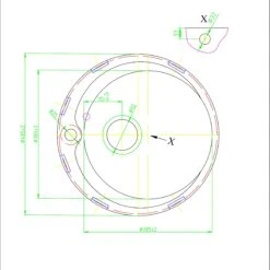 Quimby Inox Stainless Steel 1 Bowl Sink 485mm X 485mm -Prime Kitchen quimby inox stainless steel 1 bowl sink 485mm x 485mm3663602900757 03bq