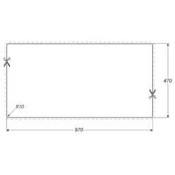 Rangemaster Austell White Ceramic Rectangular 1.5 Bowl Sink (W)500mm -Prime Kitchen rangemaster austell white ceramic rectangular 1 5 bowl sink w 500mm5015834050478 02t bq