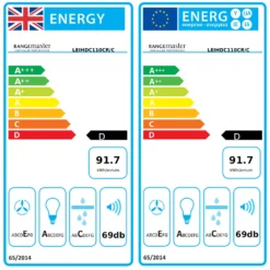Rangemaster Chimney Hood LEIHDC90BC Cream Steel Chimney Cooker Hood, (W)109.8cm -Prime Kitchen rangemaster chimney hood leihdc90bc cream steel chimney cooker hood w 109 8cm5028683095606 EUP EN