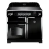 Rangemaster CLA100EIBLC Freestanding Electric Range Cooker With Induction Hob - Black -Prime Kitchen rangemaster cla100eiblc freestanding electric range cooker with induction hob black5028683117124 02c bq