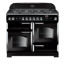 Rangemaster CLA110DFFBLC Freestanding Electric Range Cooker With Gas Hob