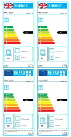 Rangemaster CLA110NGFBLC Freestanding Gas Range Cooker With Gas Hob -Prime Kitchen rangemaster cla110ngfblc freestanding gas range cooker with gas hob5028683116660 EUP EN