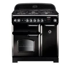 Rangemaster CLA90DFFBLC Freestanding Electric Range Cooker With Gas Hob