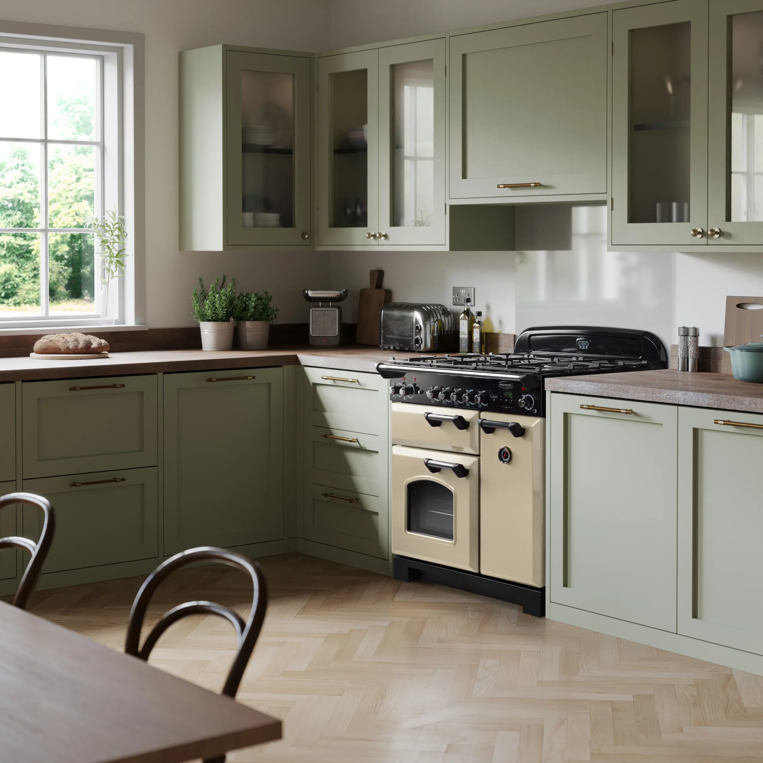 Rangemaster CLA90DFFCRC Freestanding Electric Range Cooker With Gas Hob 4 Rangemaster CLA90DFFCRC Freestanding Electric Range Cooker With Gas Hob - Image 2