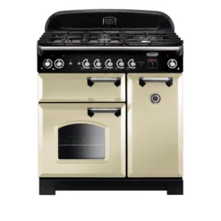 Rangemaster CLA90DFFCRC Freestanding Electric Range Cooker With Gas Hob