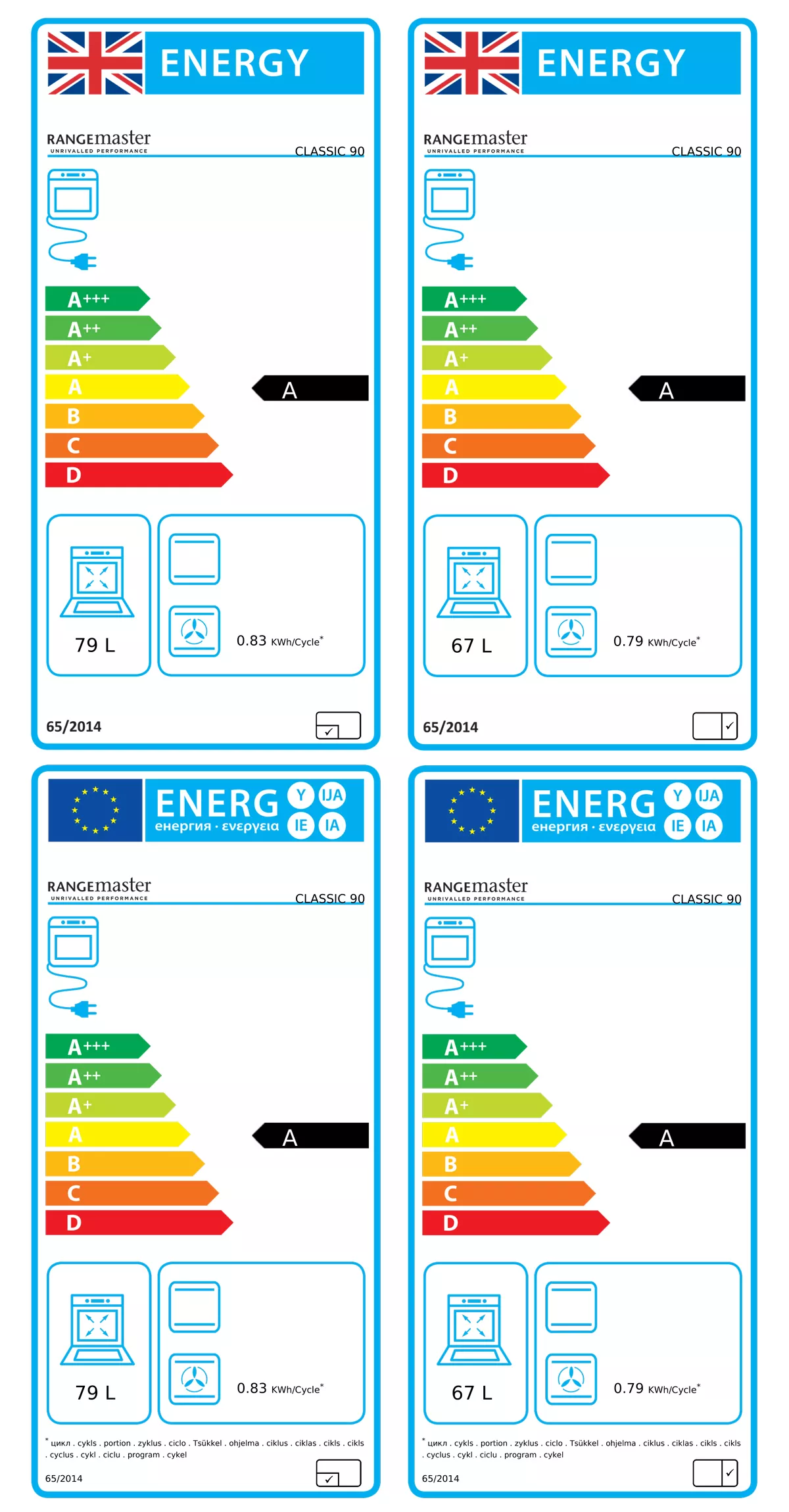 Rangemaster CLA90DFFCRC Freestanding Electric Range Cooker With Gas Hob 8 Rangemaster CLA90DFFCRC Freestanding Electric Range Cooker With Gas Hob - Image 6