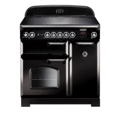 Rangemaster CLA90EIBLC Freestanding Electric Range Cooker With Induction Hob - Black