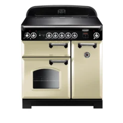Rangemaster CLA90EICRC Freestanding Electric Range Cooker With Induction Hob - Cream