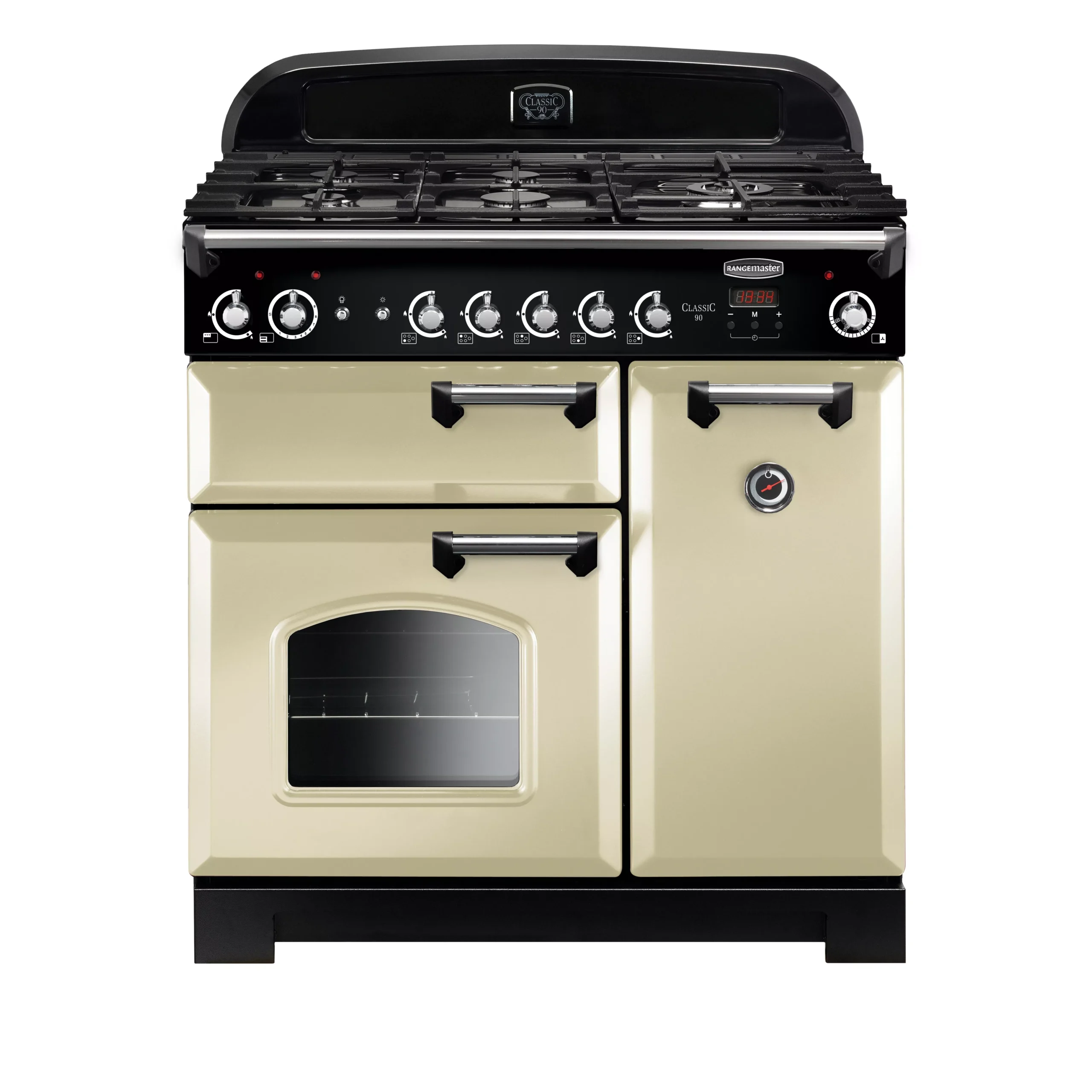 Rangemaster CLA90NGFCRC Freestanding Gas Range Cooker With Gas Hob - Cream 3 Rangemaster CLA90NGFCRC Freestanding Gas Range Cooker With Gas Hob - Cream