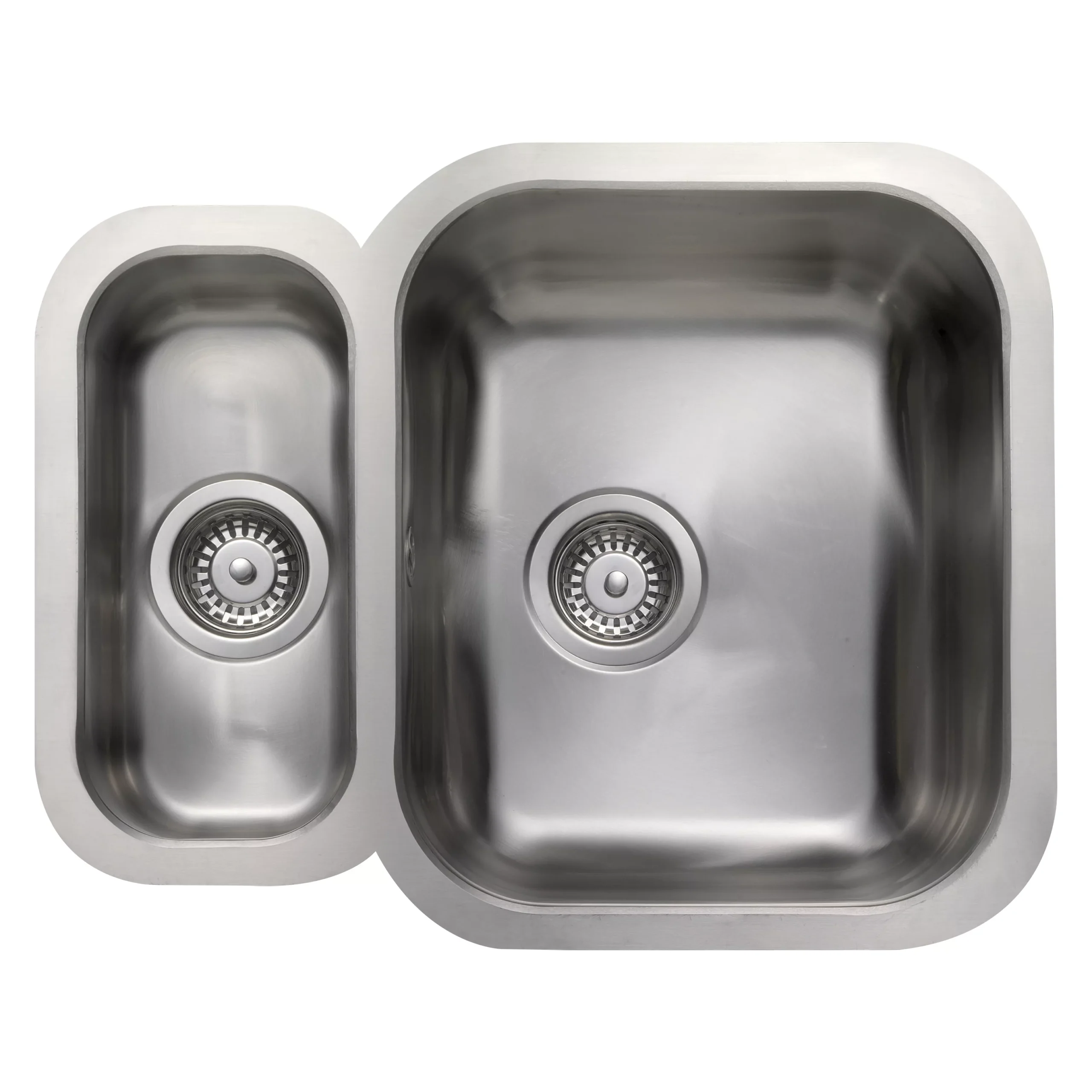 Rangemaster Classic Stainless Steel 1.5 Bowl Sink 472mm X 597mm 3 Rangemaster Classic Stainless Steel 1.5 Bowl Sink 472mm X 597mm