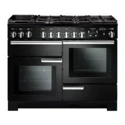 Rangemaster PDL110DFFGB/C Freestanding Electric Range Cooker With Gas Hob