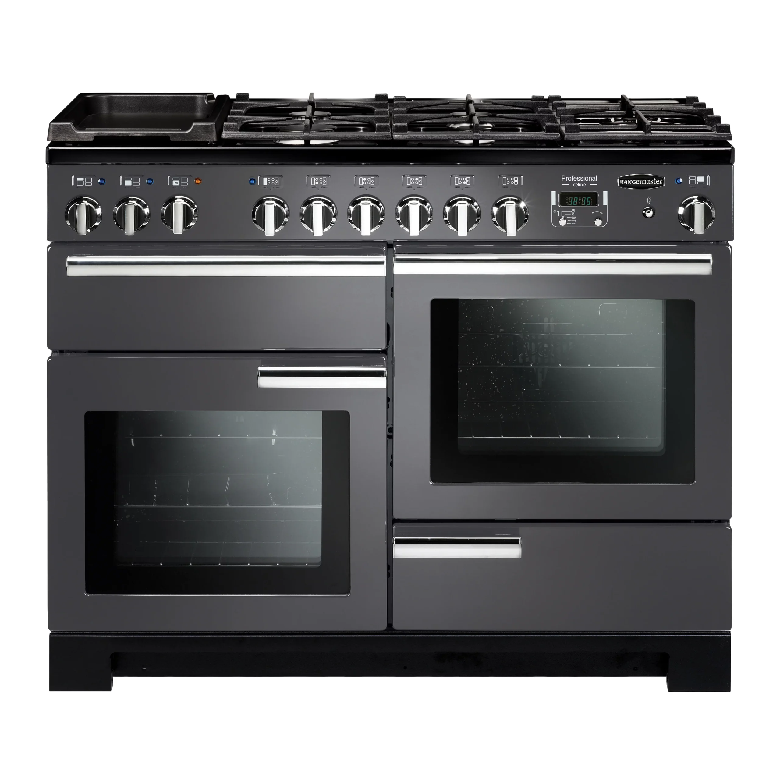 Rangemaster PDL110DFFSLC Freestanding Electric Range Cooker With Gas Hob 3 Rangemaster PDL110DFFSLC Freestanding Electric Range Cooker With Gas Hob